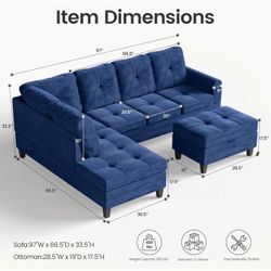 NEW! Partial Couch