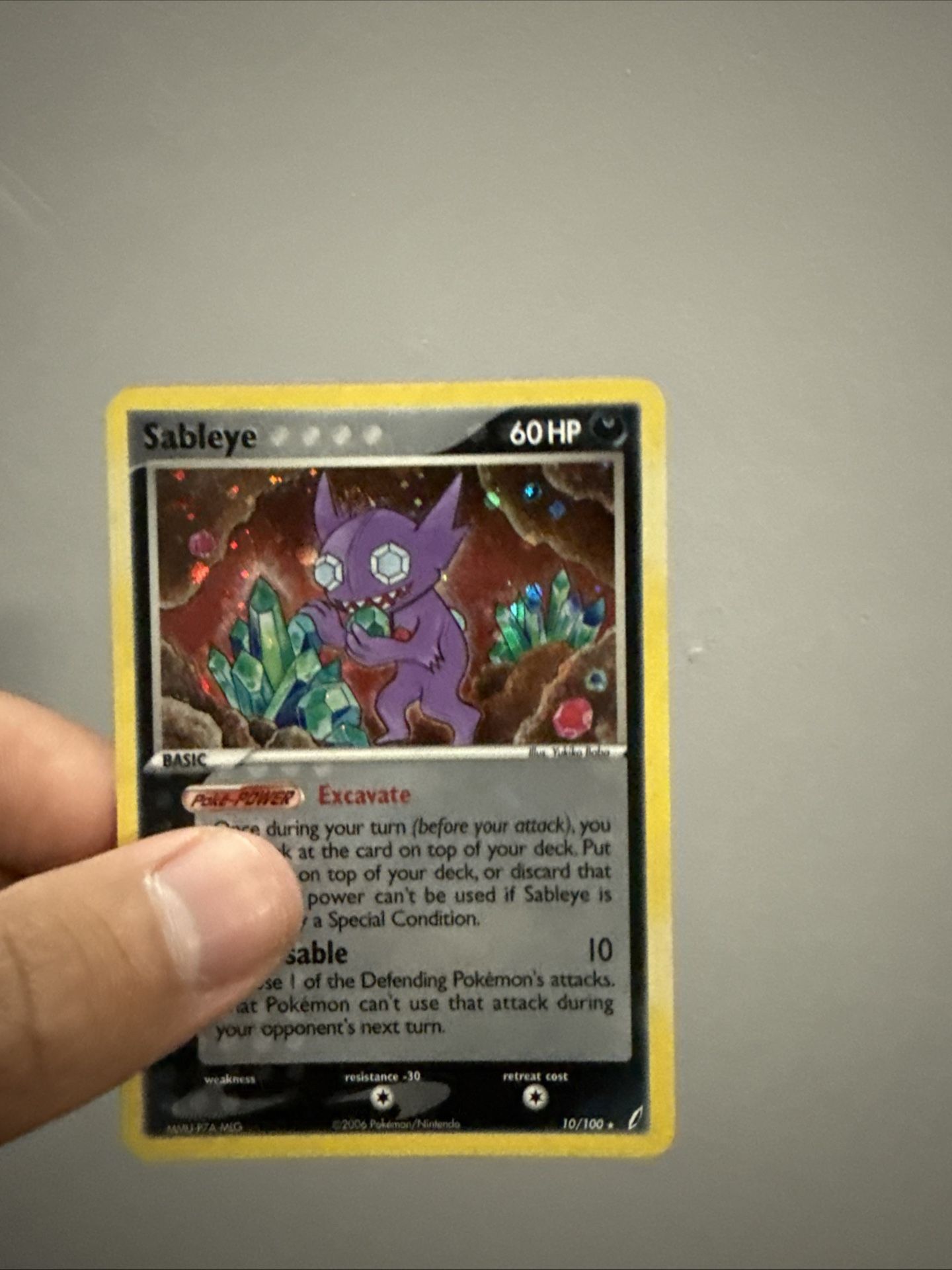 Pokemon (Sableye) Card