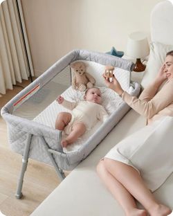 AirClub Bedside Sleeper Bassinet #2654E T4