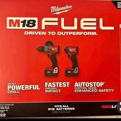 milwaukee 2 tool combo 3697-22