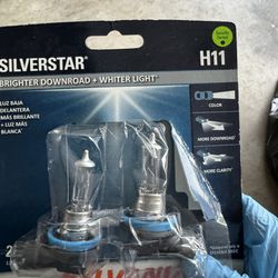 SYLVANIA H11 SilverStar Halogen Headlight Bulb, 2 Pack