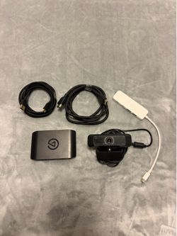 HD60X Elgato with J5 Create webcam (all cords included