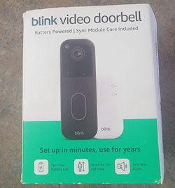 Like New Blink Video Doorbell $30
