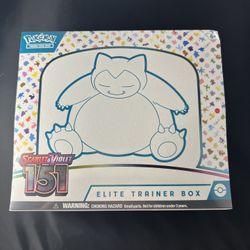Pokémon 151 Elite Trainer Box Sealed New 