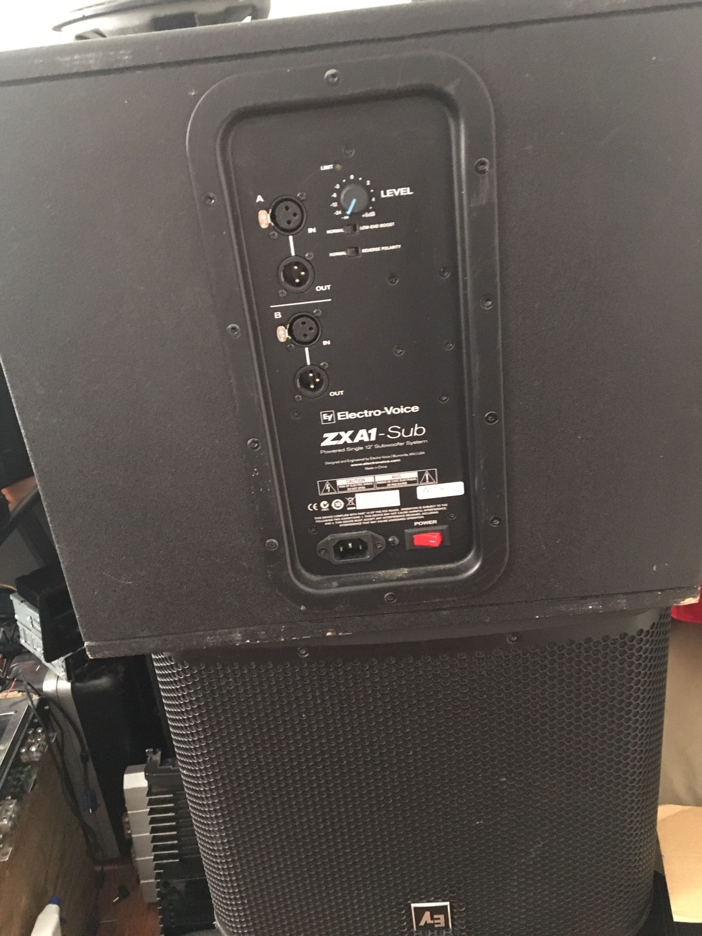 2 EV power speaker 🔈 ZXA1 subwoofer 🔊