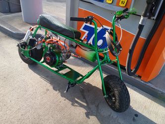 Built mini bike not actually 1 dollar