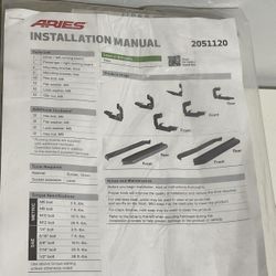 Aries Aerotread Mounting Bracket (contact info removed)