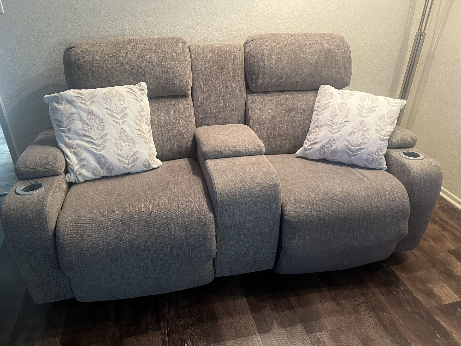 Set Of Electric Reclining Sofas