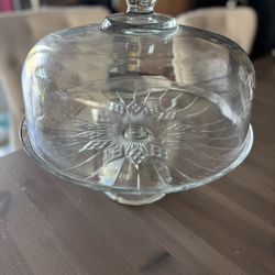 Cake stand with cover/top