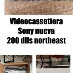 Vedeo Casetera Sony Nueva En Caja200 Dlls