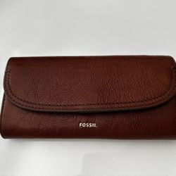 Fossil Button Accordion Wallet