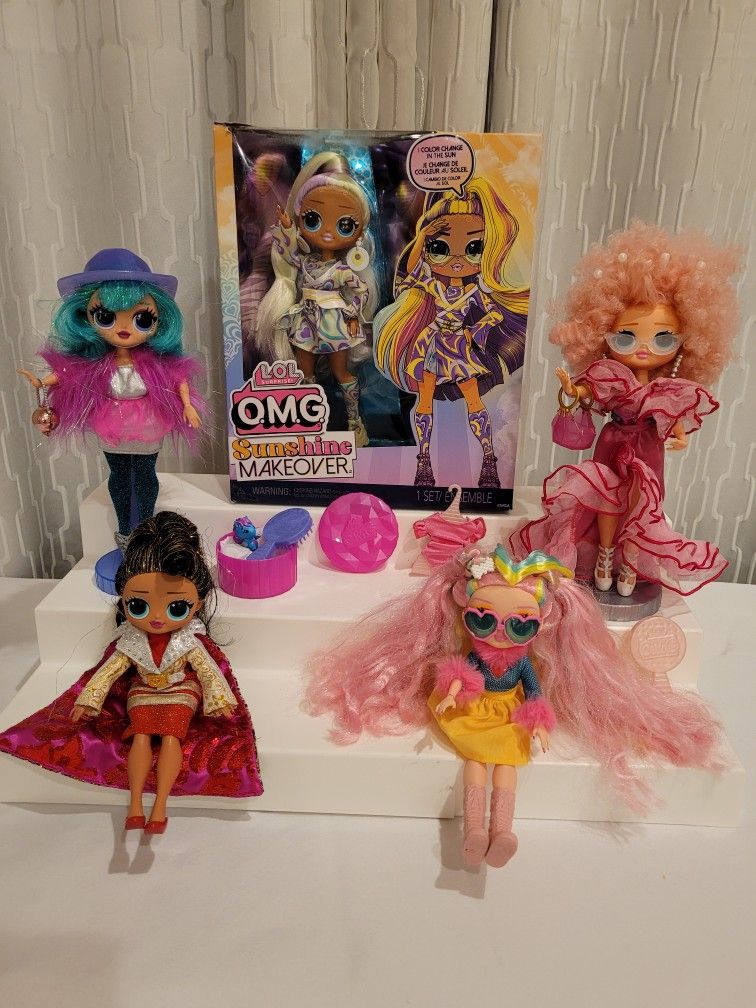 LOL OMG Sunshine Makeover Doll Bundle