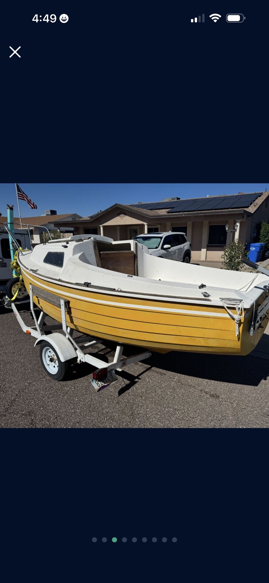 Trailer ,boat ,