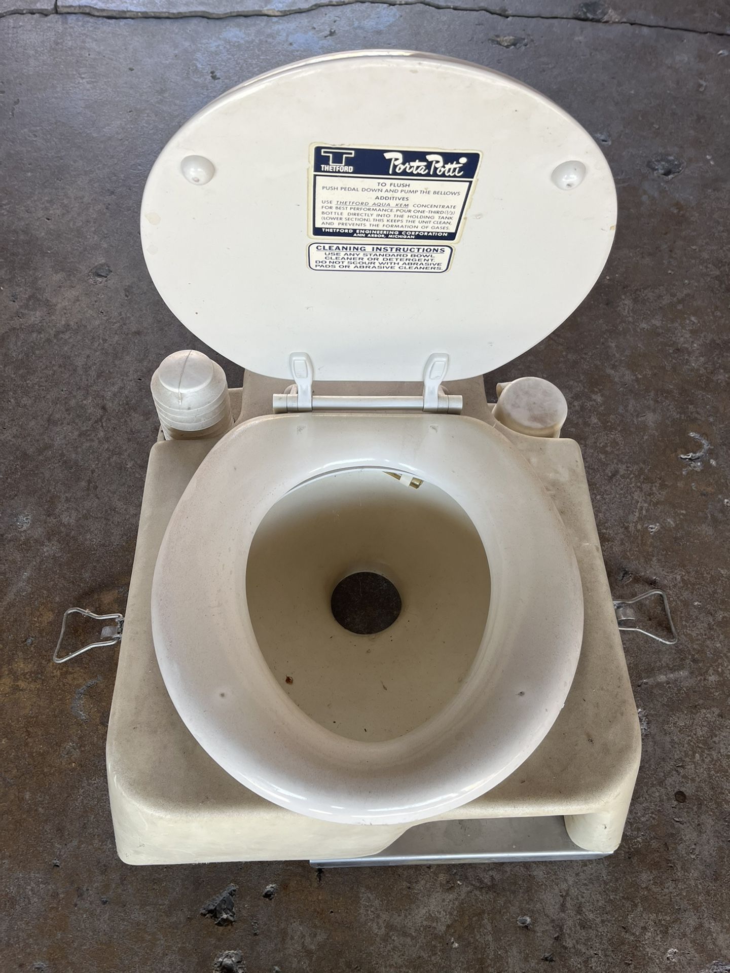 Porta Potti Boat/RV Toilet Top Half