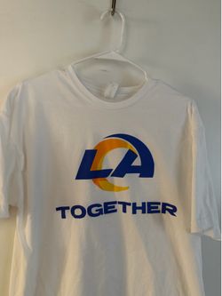 Los Angeles Rams-Together NFL Football Men’s White T-Shirt