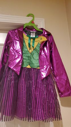 Joker dress girls costume size small villain batman