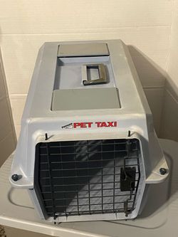 Pet Taxi, Pale Blue 19 1/2"L 11 1/2" D 14" H fair condition used market price