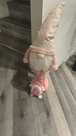Cute Gnome & Baby Gnome Toy Or Decor - New!