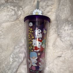 Hello Kitty Cup And Bowls. 