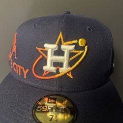 Houston Astros Navy Blue Fitted Hat
