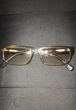 Gradient lenses brown plastic frame