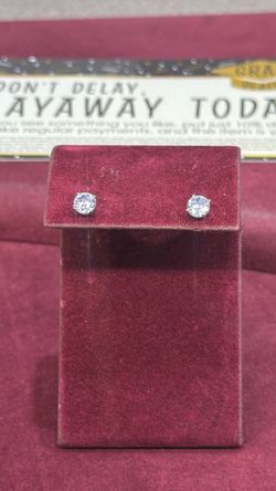 silver stud earrings