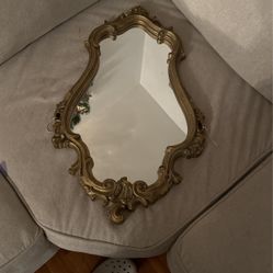 Gold Small Mirror