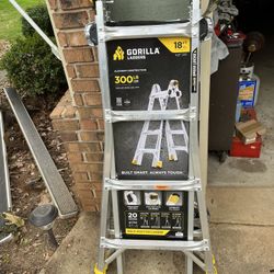 Ladder - Gorilla 18’ Multi Position 300lb Cap