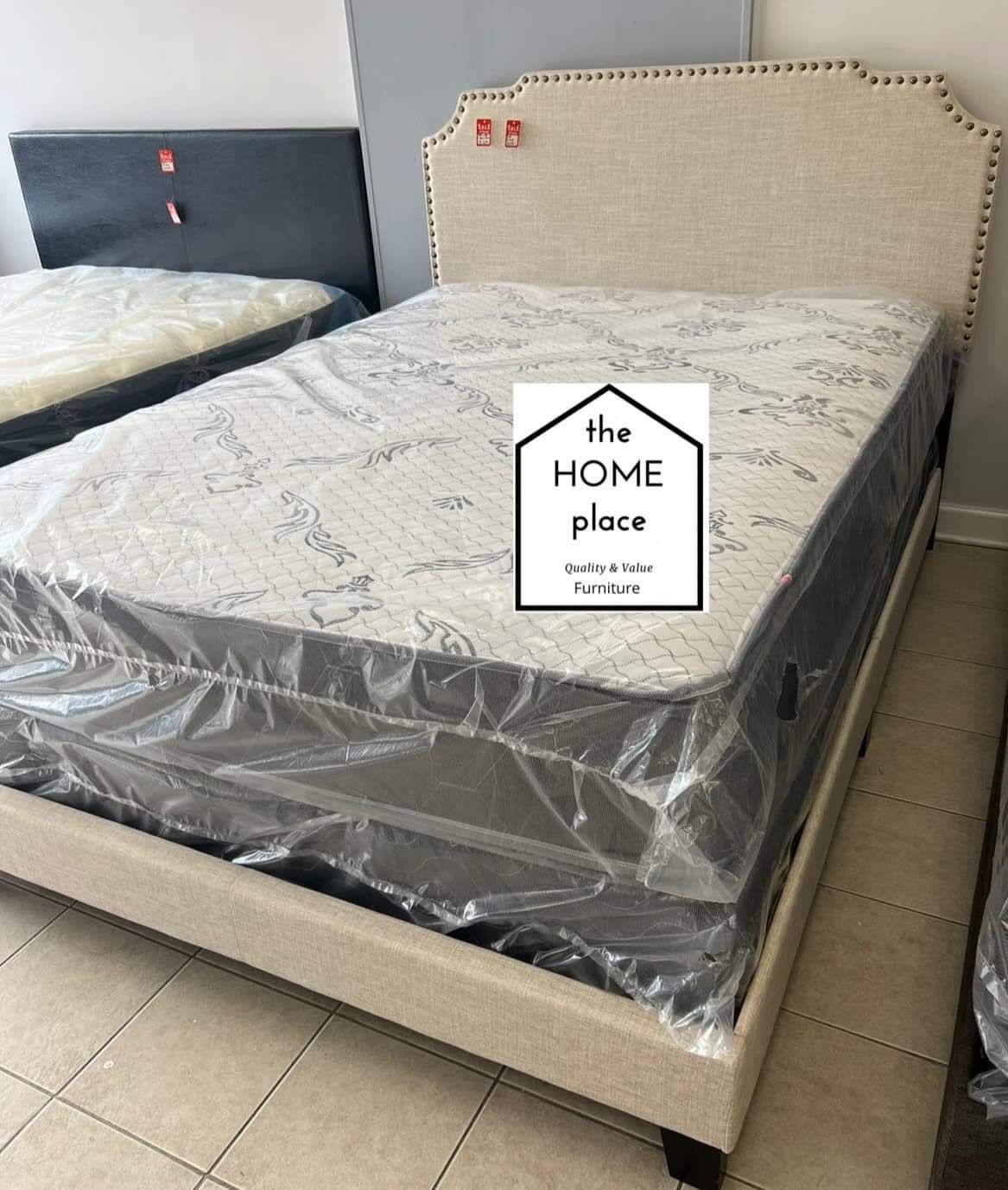 PACKAGE DEAL QUEEN Big Sale Brand New Queen Bed Frame WITH MATTRESS AND BOX SPRING In Stock NOW!!