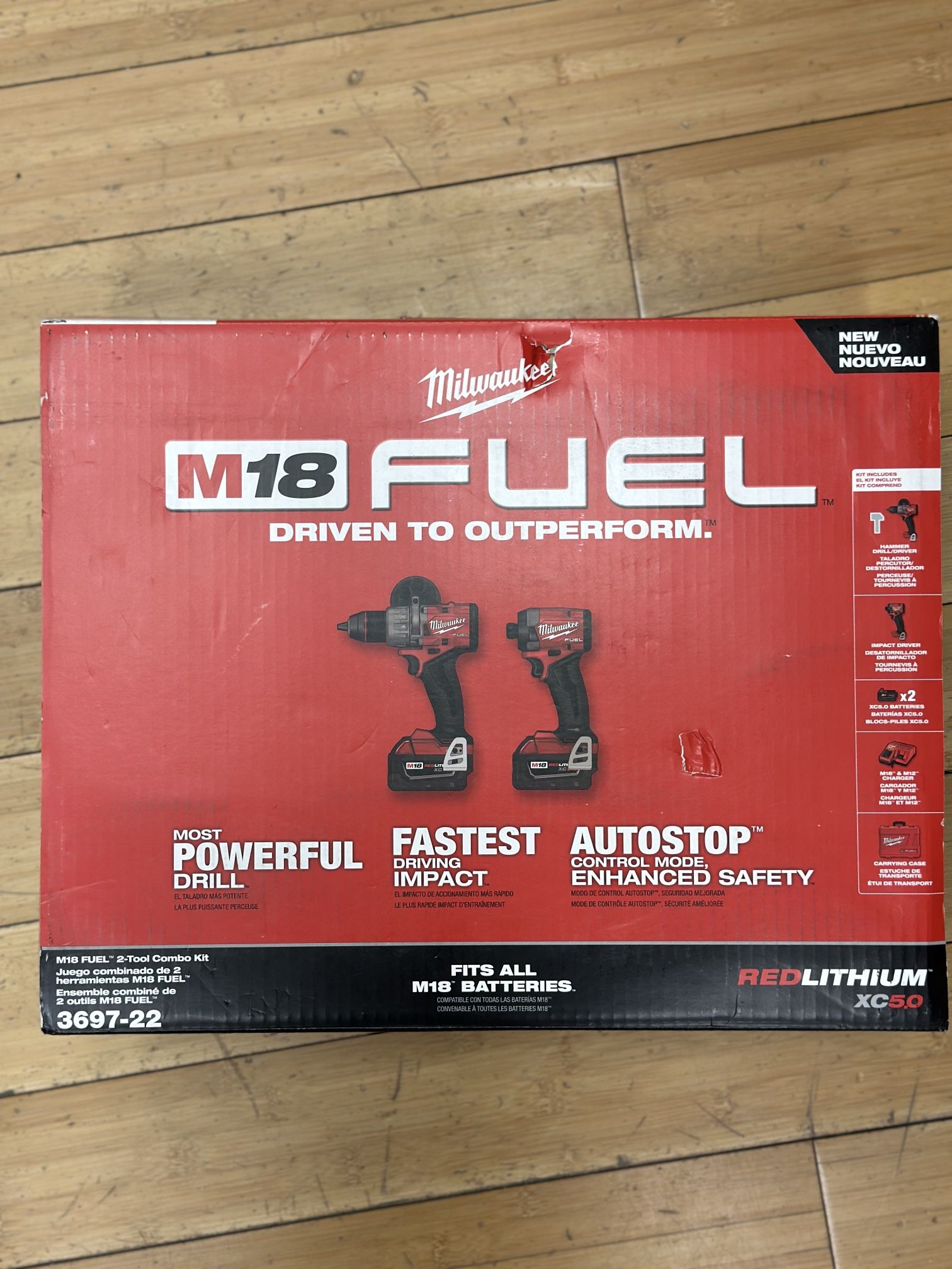 Milwaukee Fuel M18 Hammer Drill Impact Driver Combo Kit