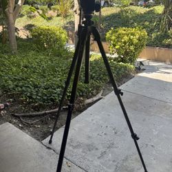 SLIK 504QF II Tripod – Sturdy Fluid Head – $50