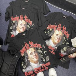 “RUNNING UP RACKS” Benjamin Franklin Tees