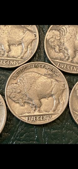 5 CENTS BUFALO COINS LOT OF 10(pcs)