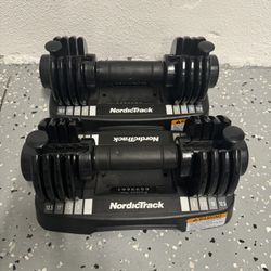 Nordic Track Adjustable Dumbbell Set  2.5lbs - 12.5lbs