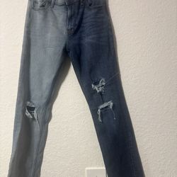 Abercrombie Boys Two Toned Skinny Jeans 