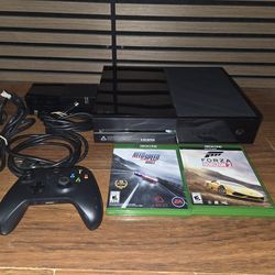 Microsoft Xbox One 1540 500GB Console - Black – Includes 2 games 1 controller Power Supply & Cables