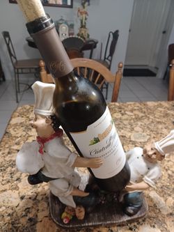 Porcelain Wine Bottle Stand 