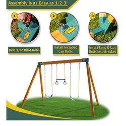 Swing Set Brackets And All Hardware 