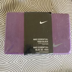 Nike Essential Yoga Solid Foam Pose Block Workout Stretching Aid purple