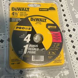 DEWALT Cutting Wheel, General Purpose Metal Cutting, 4-1/2-Inch, 5-Pack (DW8062B5), Multi