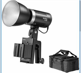 Godox ML60, 60W Handheld LED Video Light, , CRI96+ TLCI 97+, 16 Groups 32 Channels 99IDs, Ultra Quiet Fan, Support NP-F970 Battery, 8 Pre