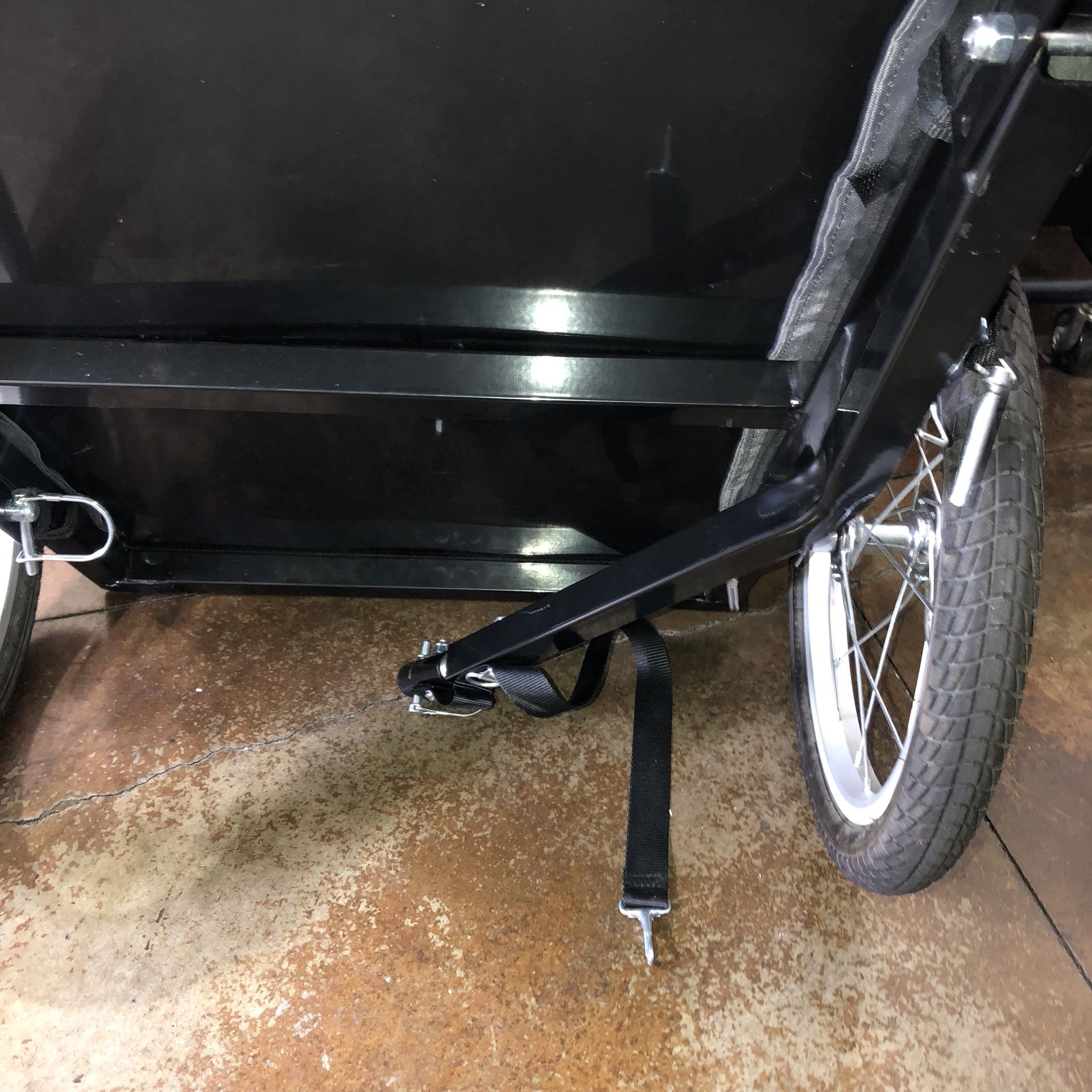 Rimorchio Bici Schwinn Day Tripper Cargo - Pieghevole, Rosso/Giallo - Foto 12