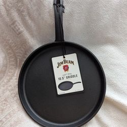 Jim Beam 10.5" Cast Iron Griddle