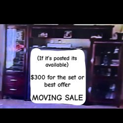 furniture set $300 or best offer MOVING SALE
