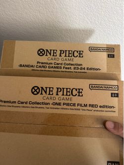 One piece folder card collection sealed