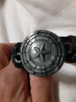 Captain America Leather Bracelet 