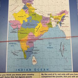 India Map Puzzle 