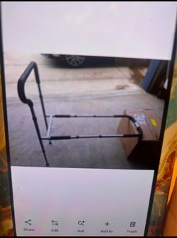 Side bed rail bar support for elder. Barely used.
