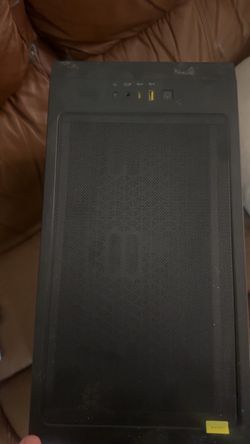 Black Mid-Tower PC Desktop Case