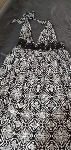 Black bobo style dress plus size 2x